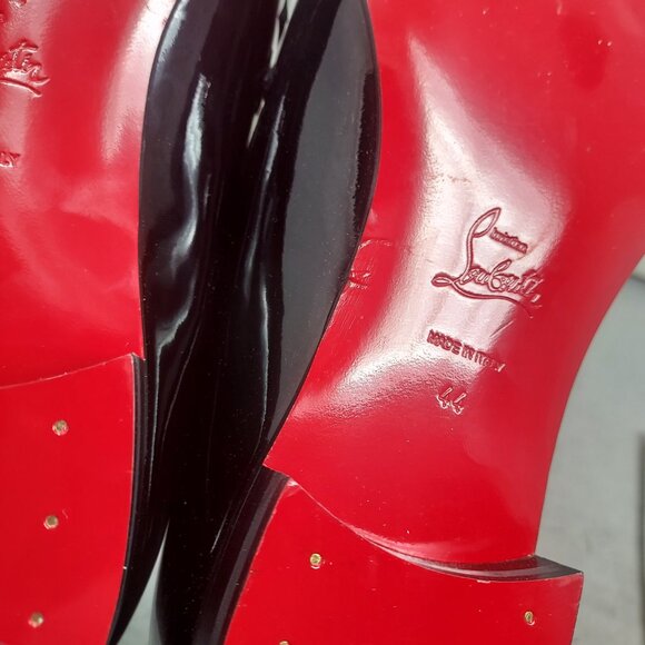 Christian Louboutin Black Equiswing Patent Bit Mens Loafer - Picture 8 of 13